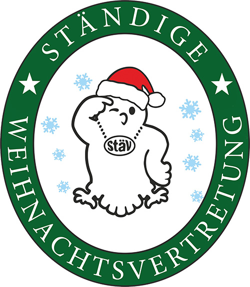 Stäv Weihnachten weiß