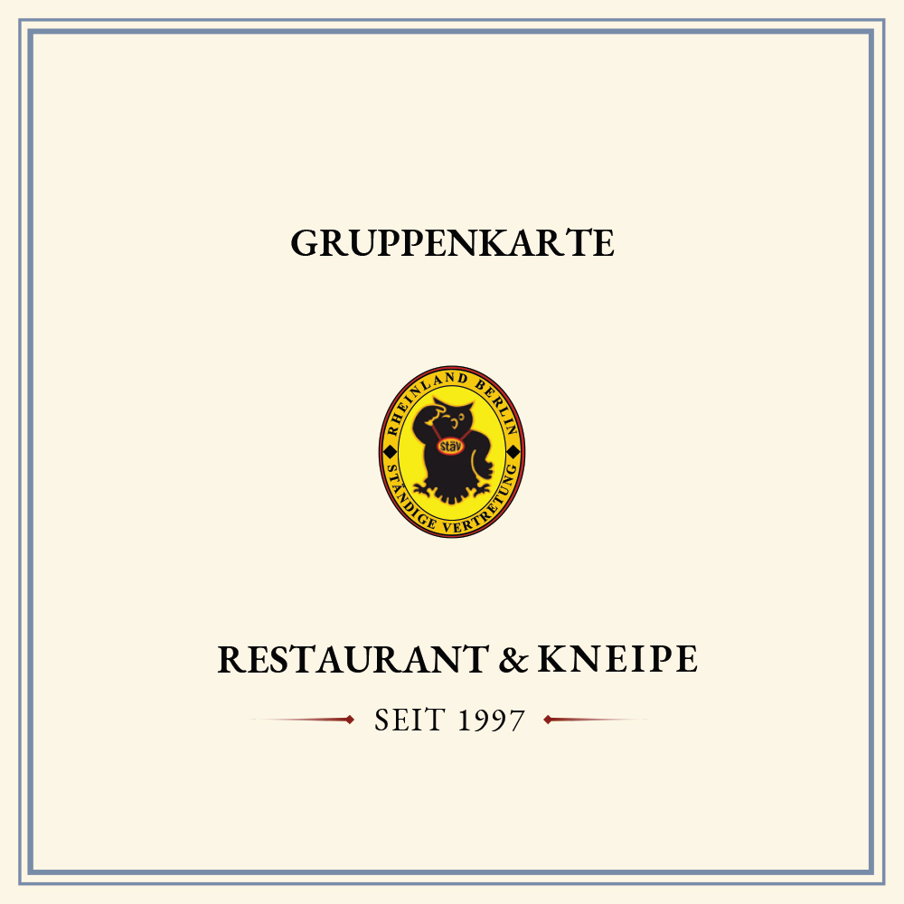 Gruppenkarte mit Getränke 1