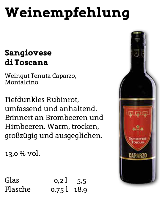 Weinempfehlung
