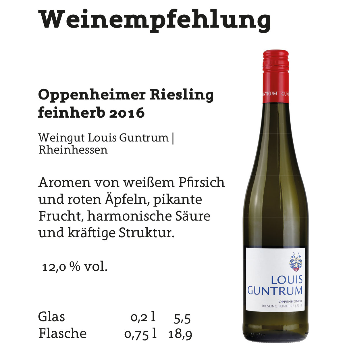 Weinempfehlung